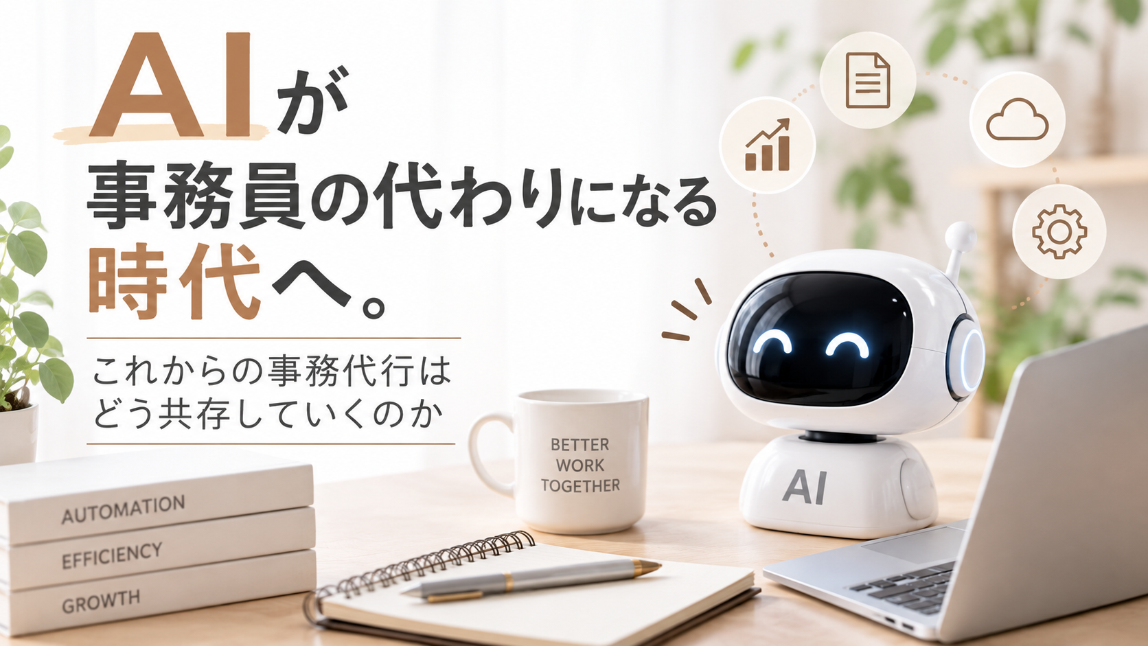 Read more about the article AIが事務員の代わりになる時代へ。これからの事務代行はどう共存していくのか